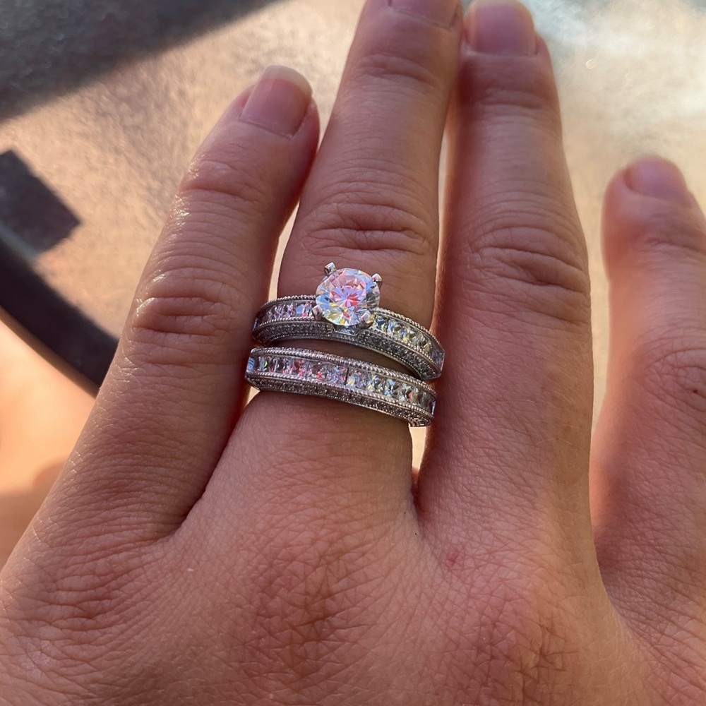 Sterling Silver Women's Ring Set